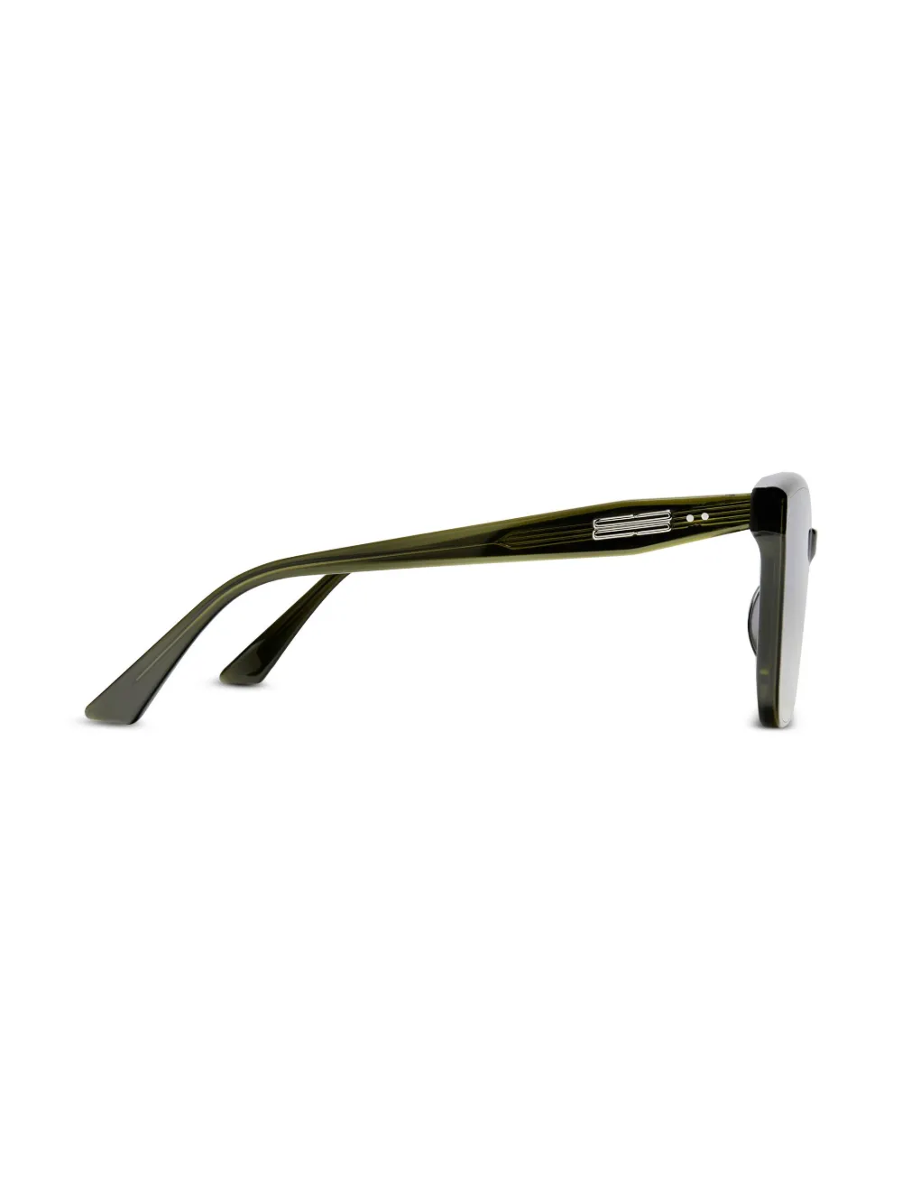 Shop Gentle Monster Rectangle-frame Sunglasses In Green