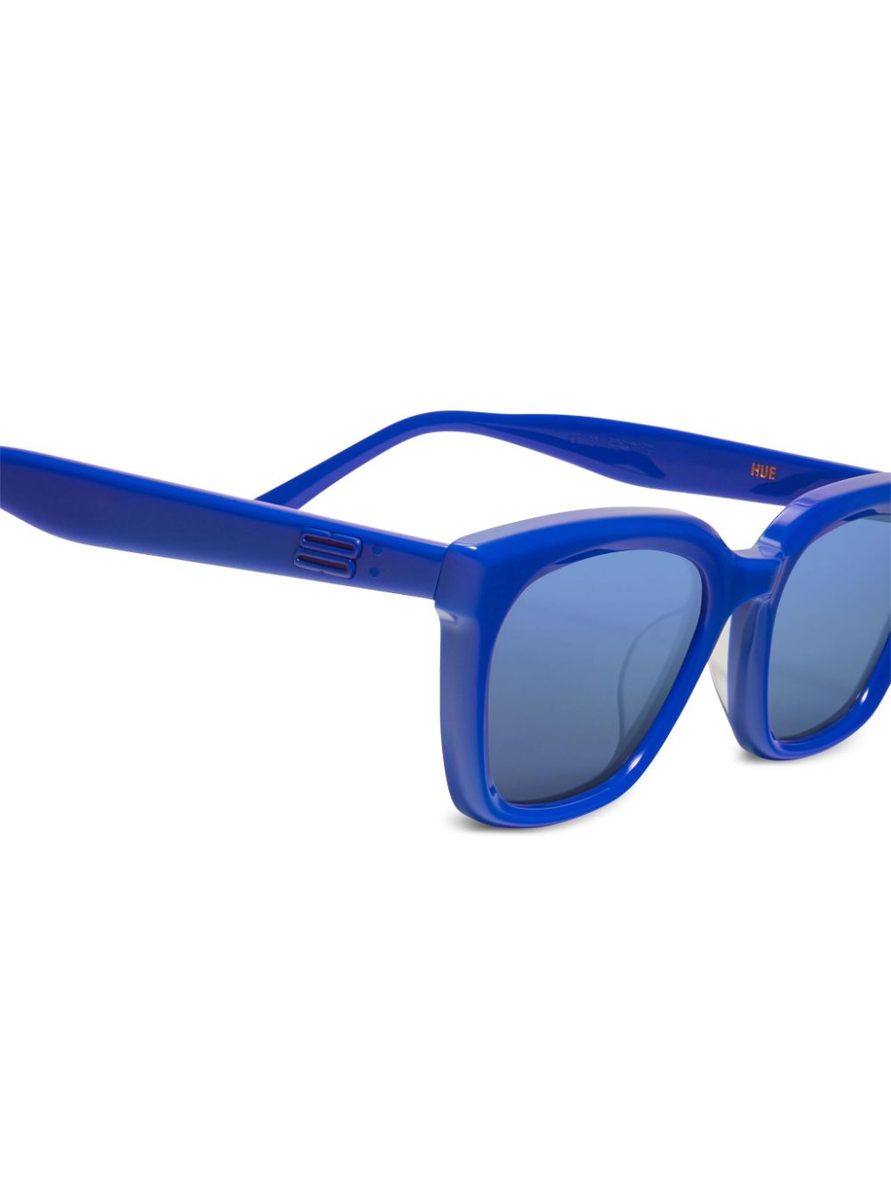 Shop Gentle Monster Rectangle-frame Tonal-design Sunglasses In Blue