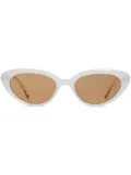 Gentle Monster Mondri tinted sunglasses - White