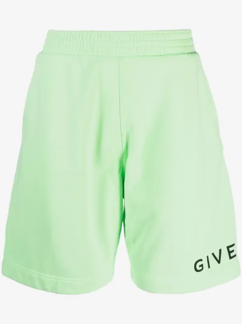 Givenchy logo-print track shorts