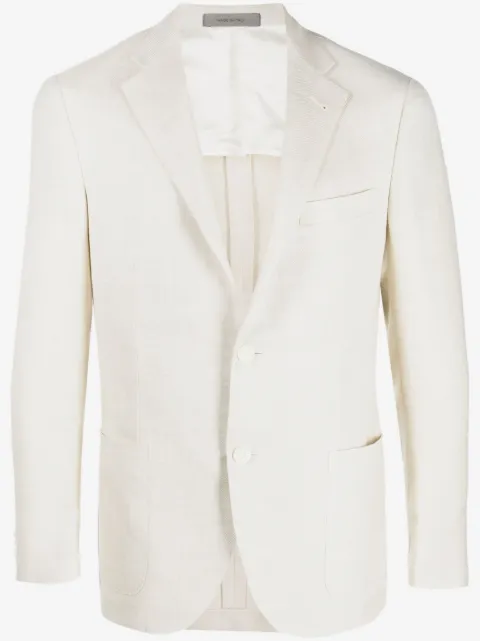 Corneliani single-breasted wool-blend blazer
