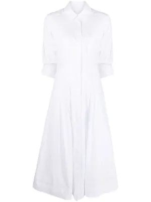 Jil Sander シャツドレス | ホワイト | FARFETCH JP