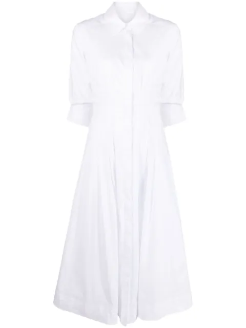 Simkhai Jazz pintuck midi dress