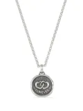 DOWER AND HALL Forever Hearts talisman necklace - Silver