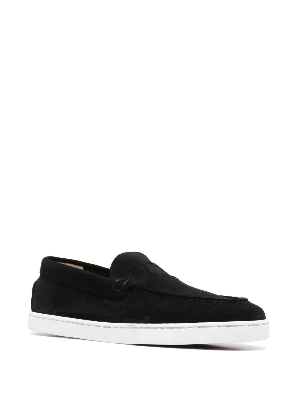 Christian Louboutin chaussures bateau Varsiboat en daim | Image 2