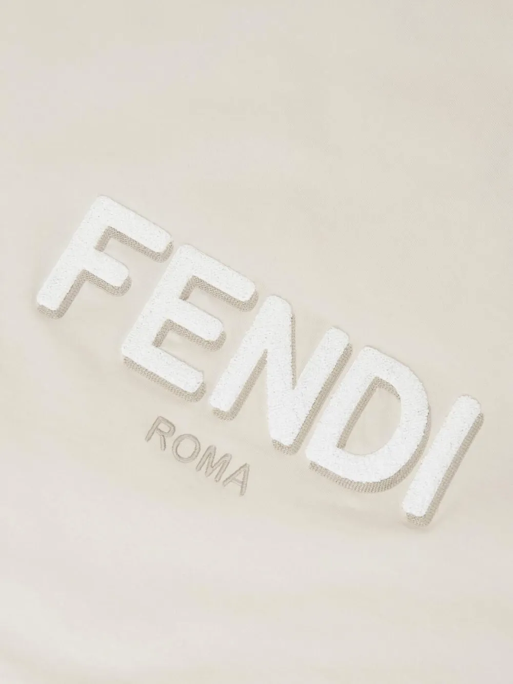 Fendi Kids Baby Logo Jersey Blanket | Image 2