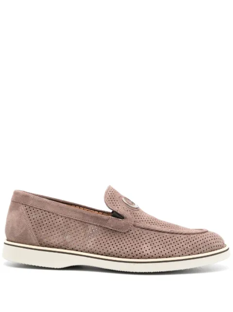 Casadei Rovesciato suede loafers 