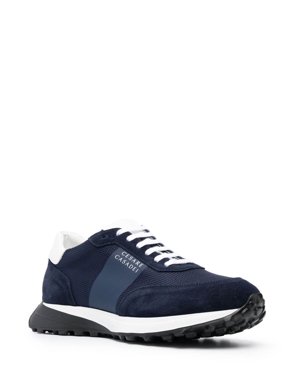 Shop Casadei Low-top Suede Sneakers In Blue