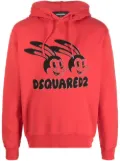 DSQUARED2 graphic-print cotton hoodie