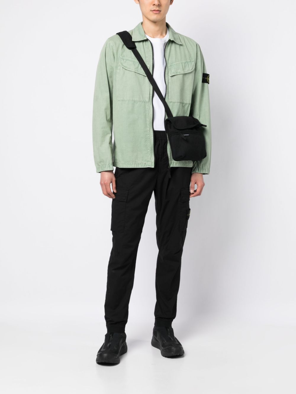 Stone Island Cargo broek - Zwart