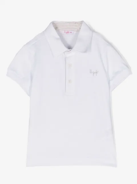 Il Gufo embroidered-logo cotton polo shirt