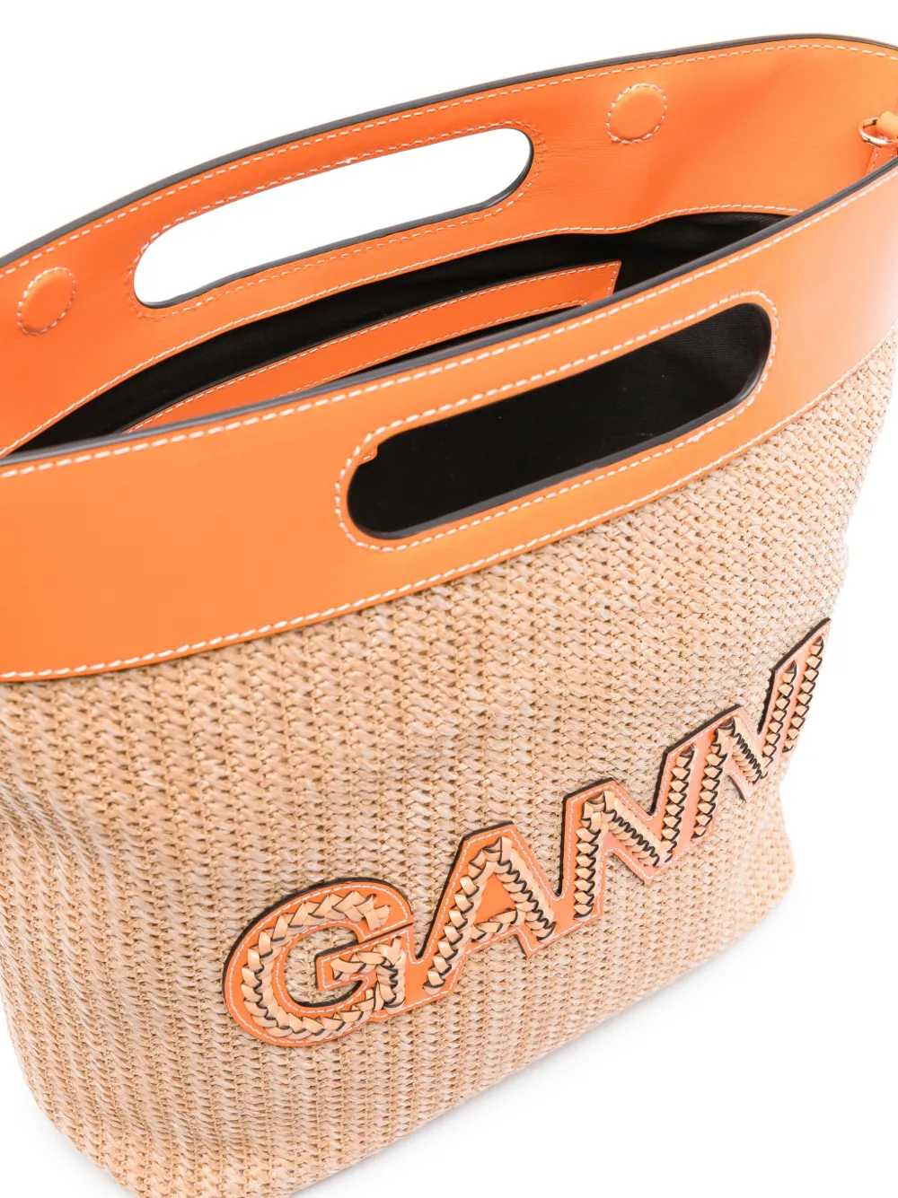 GANNI Small Kraft Tote Bag Farfetch ganni-small-kraft-tote-bag-farfetch