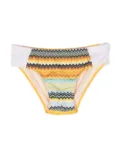 Missoni Kids graphic-print swim trunks - Yellow