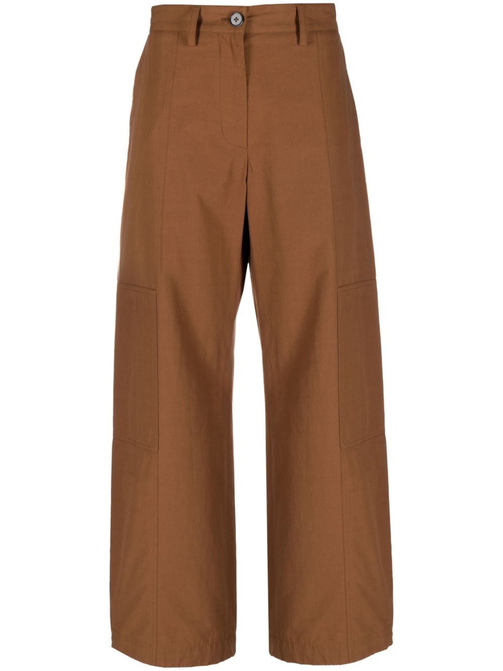 Jil Sander high-waist wide-leg Cargo Trousers - Farfetch