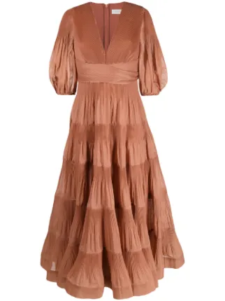 zimmermann tiered flared mini