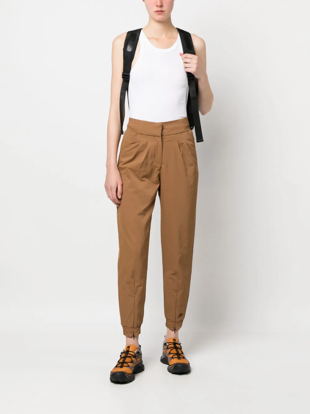 Nike Broek met geborduurd logo - Bruin