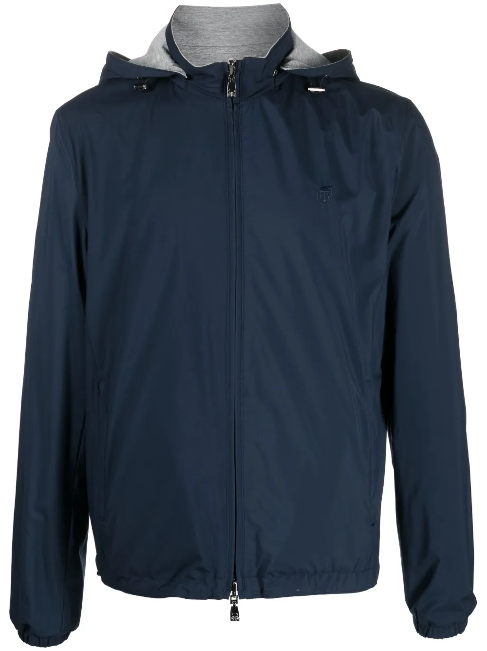 Corneliani reversible hooded jacket