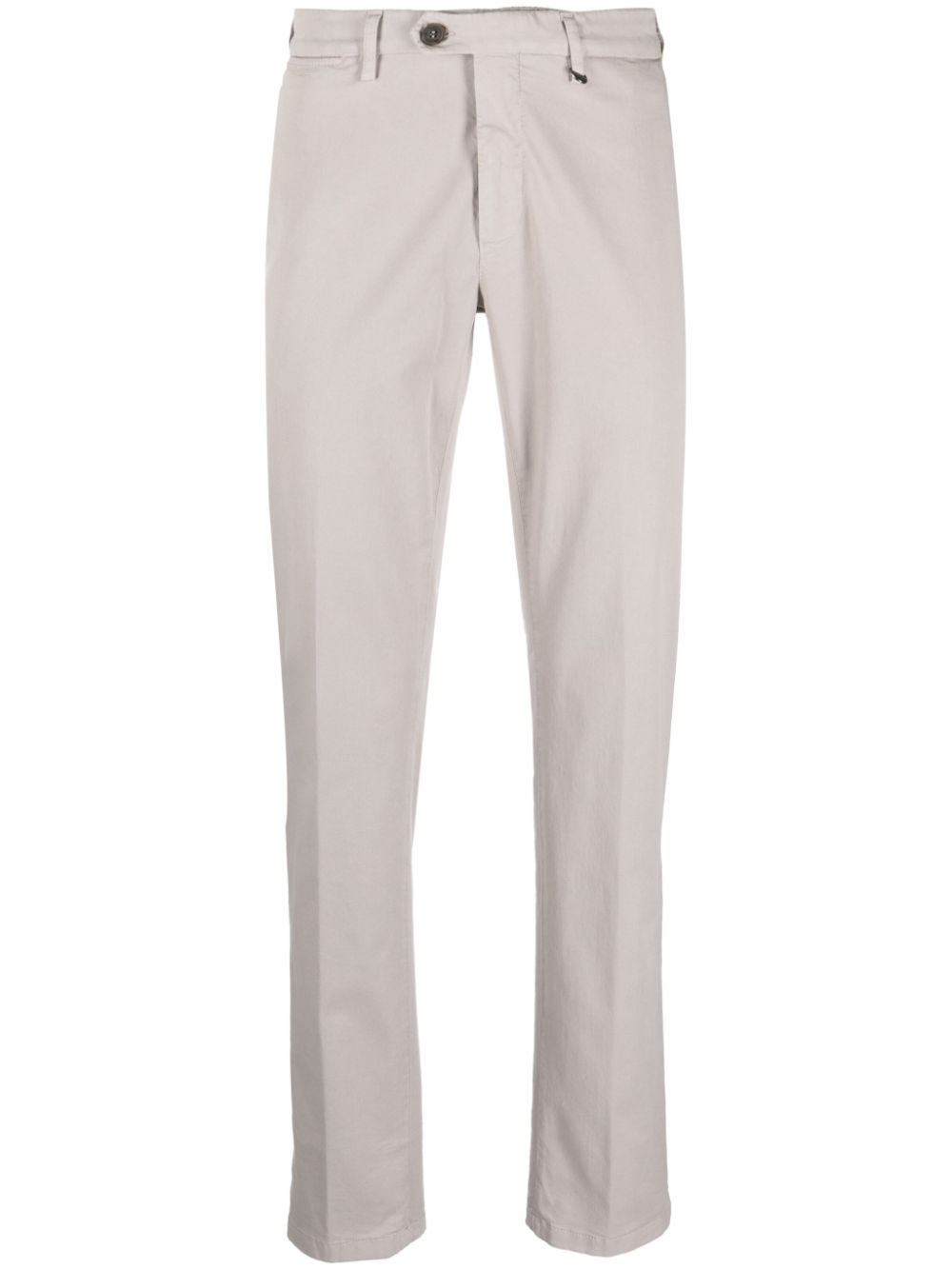 canali pantalon chino à coupe droite - gris