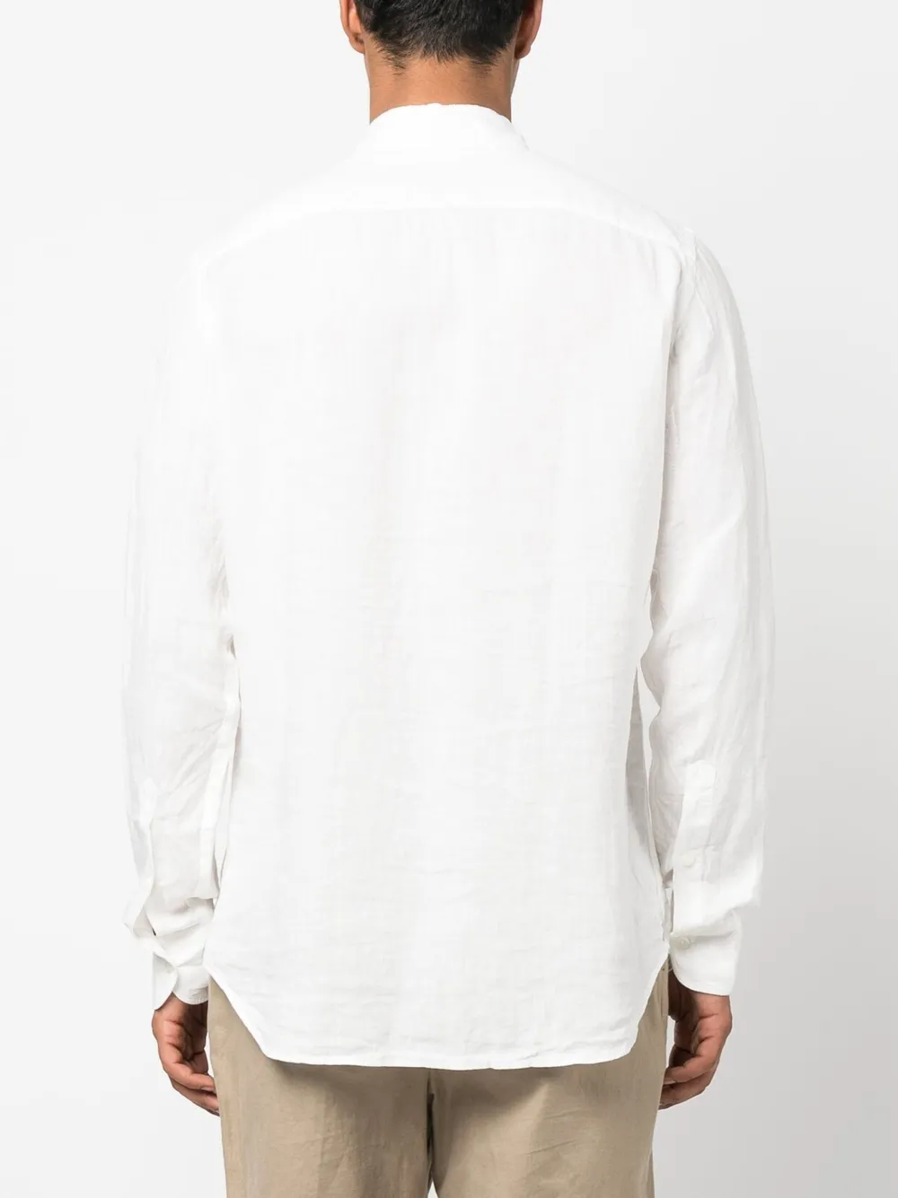 Canali longsleeve linenflax Shirt Farfetch