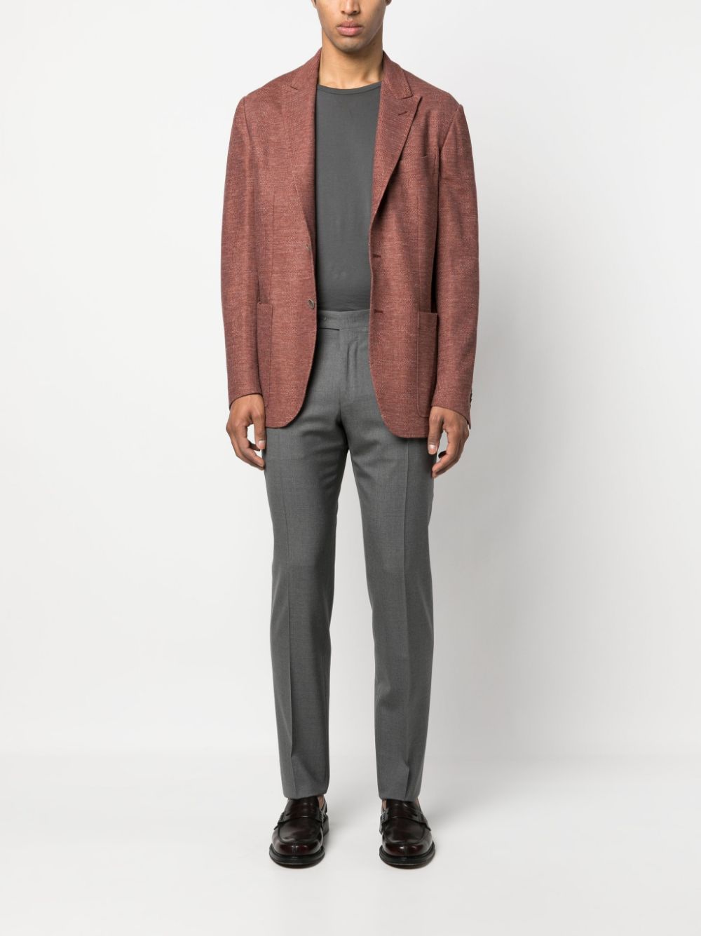 Canali Wollen pantalon - Grijs