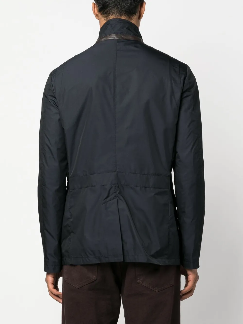 Moorer Signle-breasted Jacket In Blau
