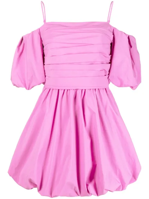 Simkhai Sanam puff-sleeve mini dress