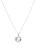 DOWER AND HALL Hear Lumiere locket necklace - Silver