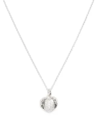 DOWER AND HALL Hear Lumiere Locket Necklace Silver FARFETCH CA