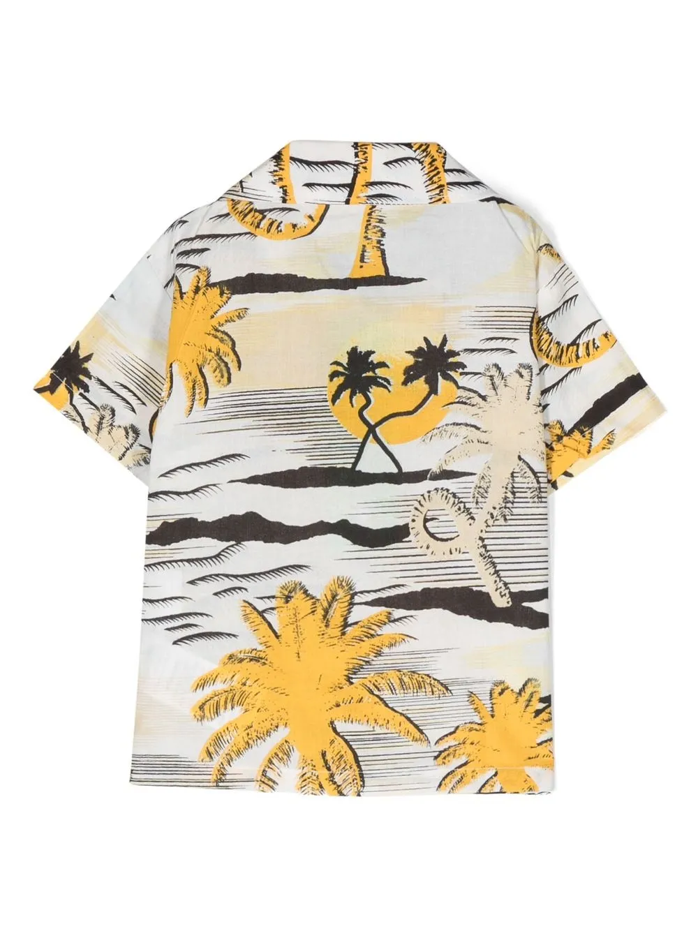Molo Shirt met palmboomprint - Wit
