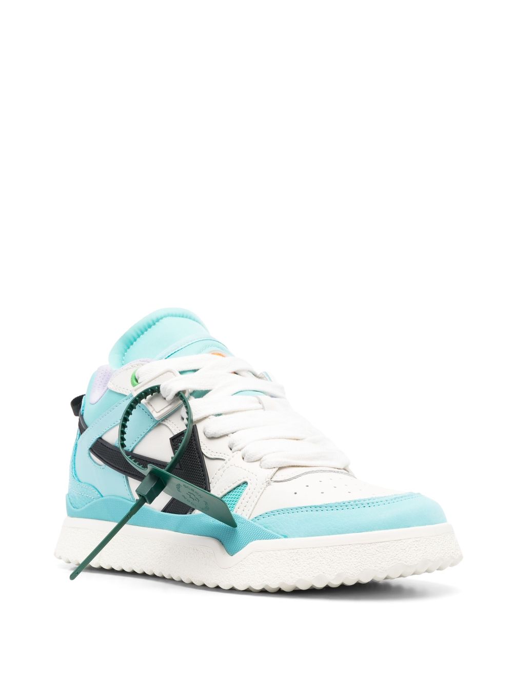 Off-White Sponge mid-top sneakers - Blauw