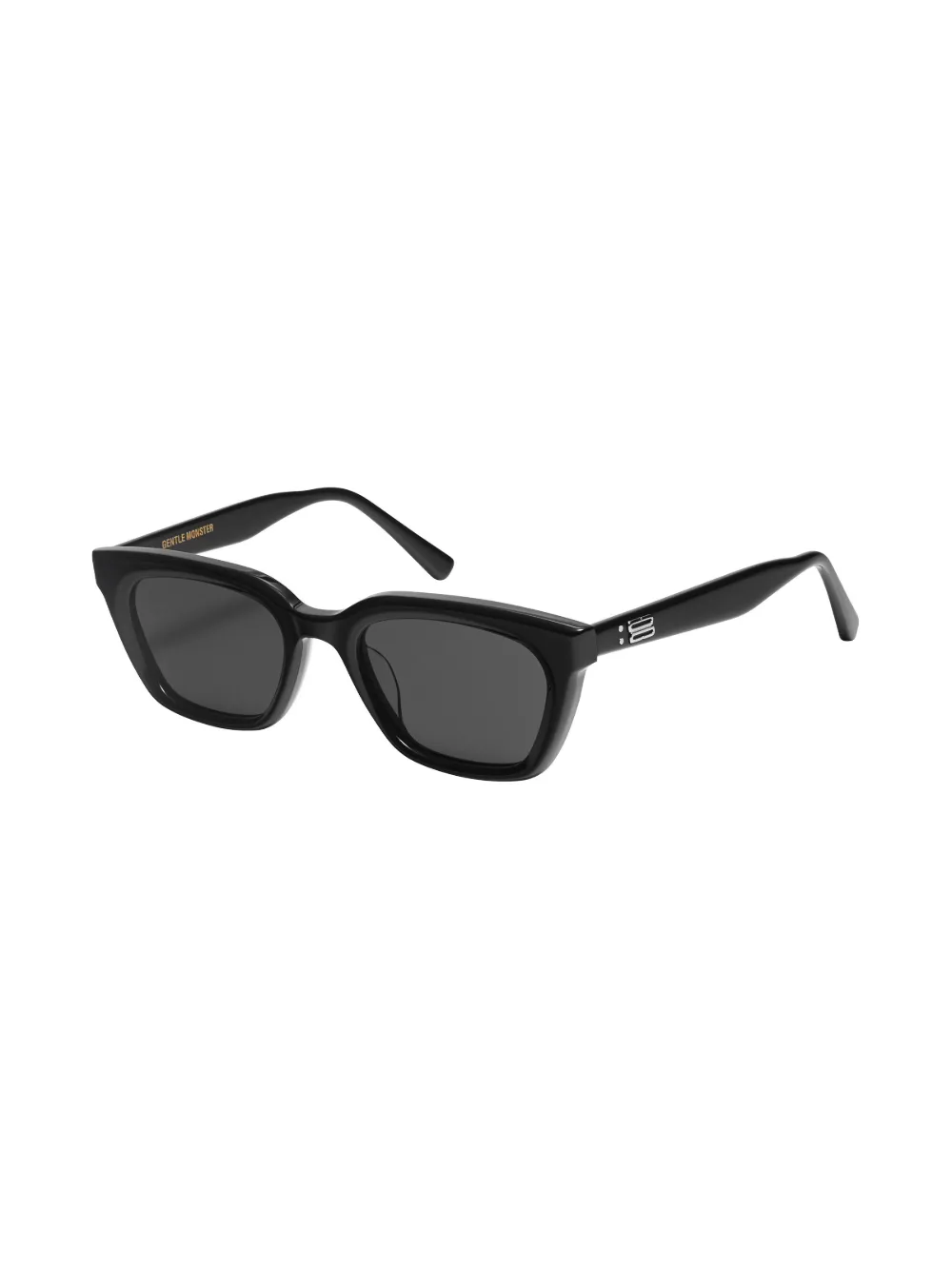 Shop Gentle Monster One-tone Rectangle-frame Sunglasses In Black