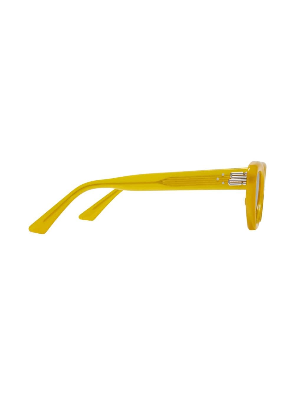 Shop Gentle Monster Conic Tinted Sunglasses In Yellow