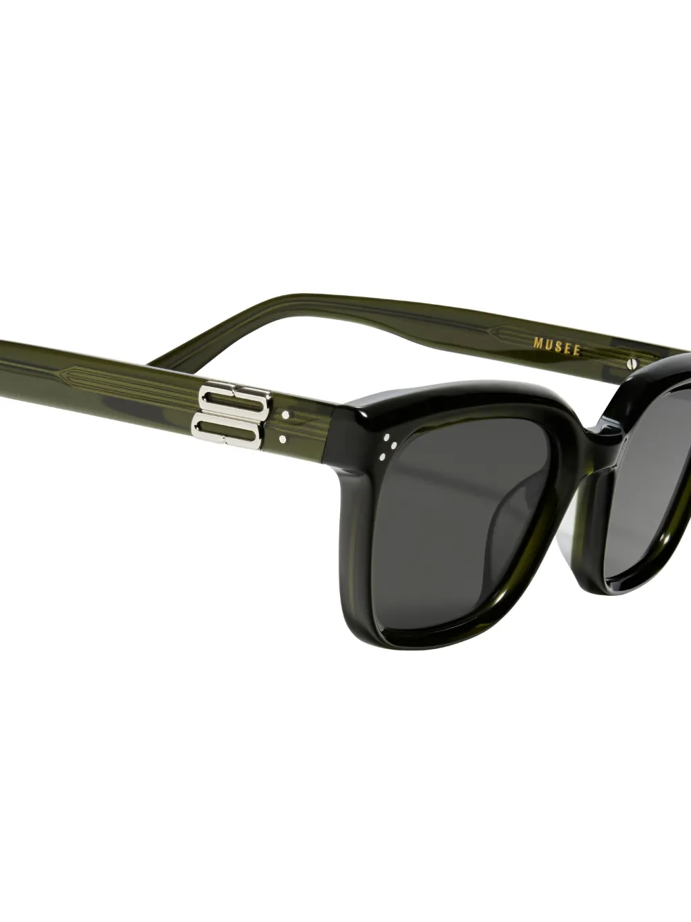 Shop Gentle Monster Musee Tinted Sunglasses In Green