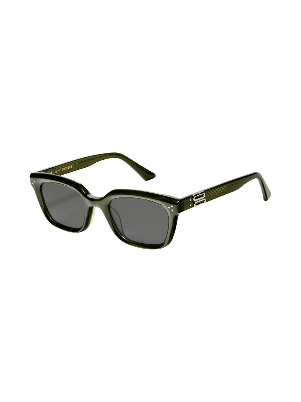 Shop Gentle Monster Musee Tinted Sunglasses In Green