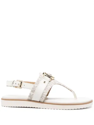 Michael Michael Kors Sandalen Mit Logo-Schild - Farfetch