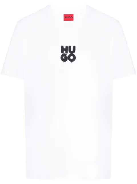 HUGO Camiseta com estampa de logo 