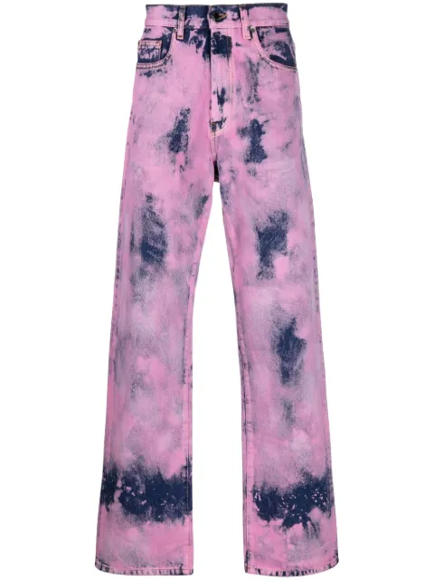 DARKPARK tie-dye straight-leg jeans