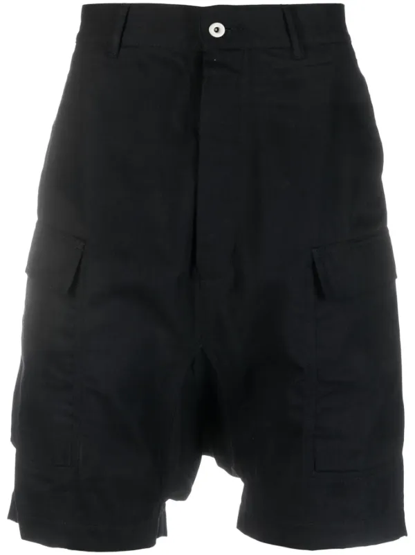 Rick Owens DRKSHDW Side cargo-pocket Shorts - Farfetch