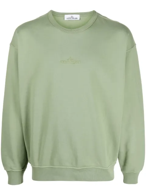 Stone Island sudadera con logo bordado