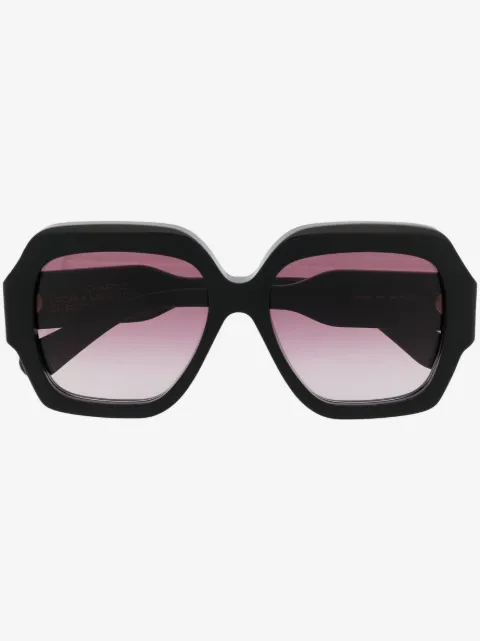 Chloé Eyewear lentes de sol con armazón cuadrada oversize