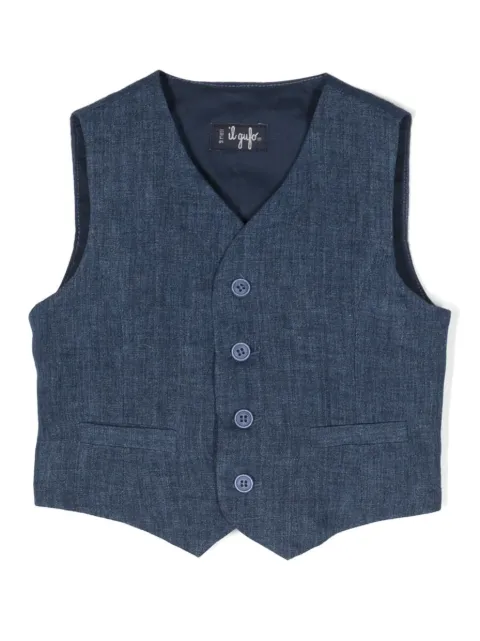 Il Gufo sleeveless cotton waistcoat