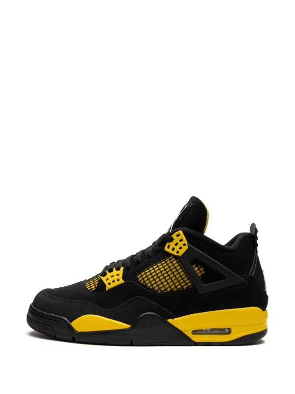 Black and yellow shop jordans size 7