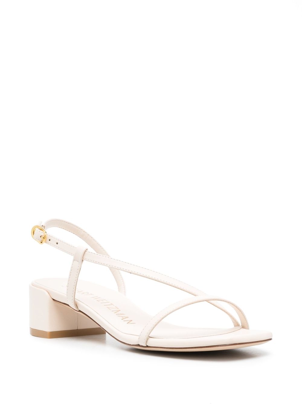 Stuart Weitzman Soiree leren sandalen - Beige