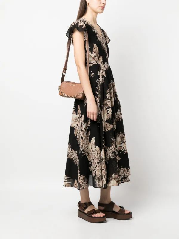 Michael Kors small Leather Crossbody Bag - Brown Michael Kors small Leather Crossbody Bag - Brown