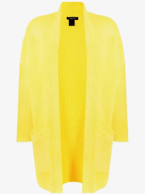 Avant Toi open front knit jacket