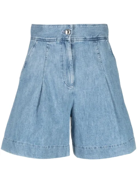 A.P.C. Dayana pleat-detail denim shorts