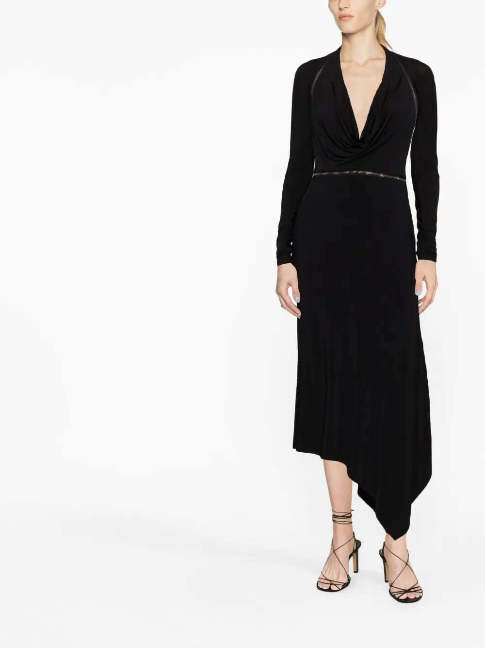 TOM FORD Asymmetrische jurk - Zwart
