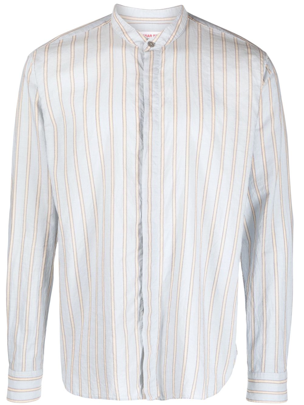 Orlebar Brown Dekker striped long-sleeve shirt - Blue