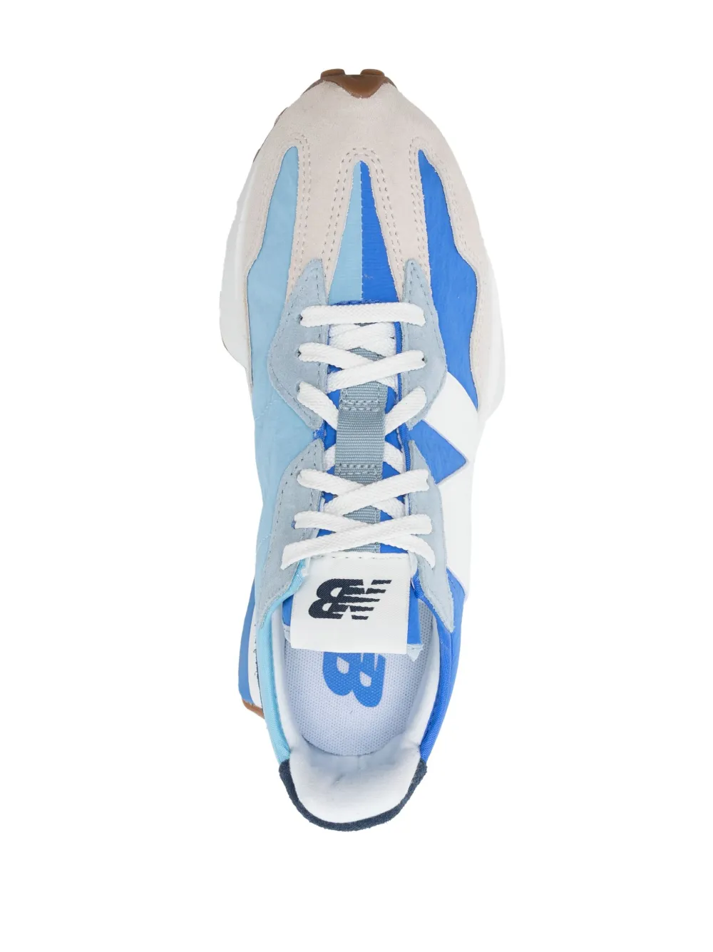 New Balance 327 Low-top Suede Sneakers In Blau