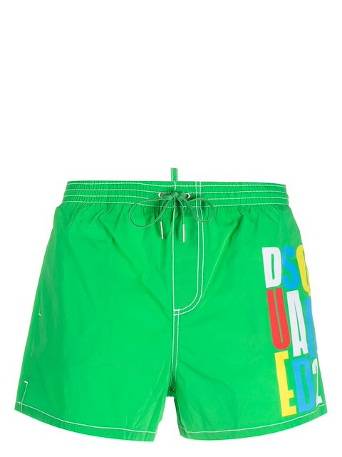 Dsquared2 logo-print swim shorts